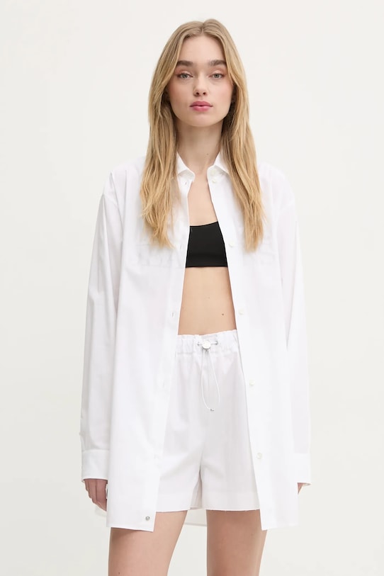 Хлопковая рубашка Moschino Jeans, бежевый
Хлопковая рубашка Moschino Jeans, бежевый