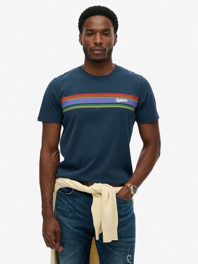 Футболка Outdoor Stripe Logo из хлопка свободного кроя Superdry, Lauren Navy
Футболка Outdoor Stripe Logo из хлопка свободного кроя Superdry, Lauren Navy