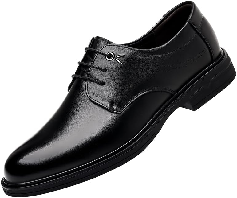 Мужские туфли-оксфорды с круглым носком на шнуровке из натуральной кожи, низкие, противоскользящие, подходящие для деловых встреч, свадеб и офисного официального стиля Igzbibg, черный
Мужские туфли-оксфорды с круглым носком на шнуровке из натуральной кожи, низкие, противоскользящие, подходящие для деловых встреч, свадеб и офисного официального стиля Igzbibg, черный