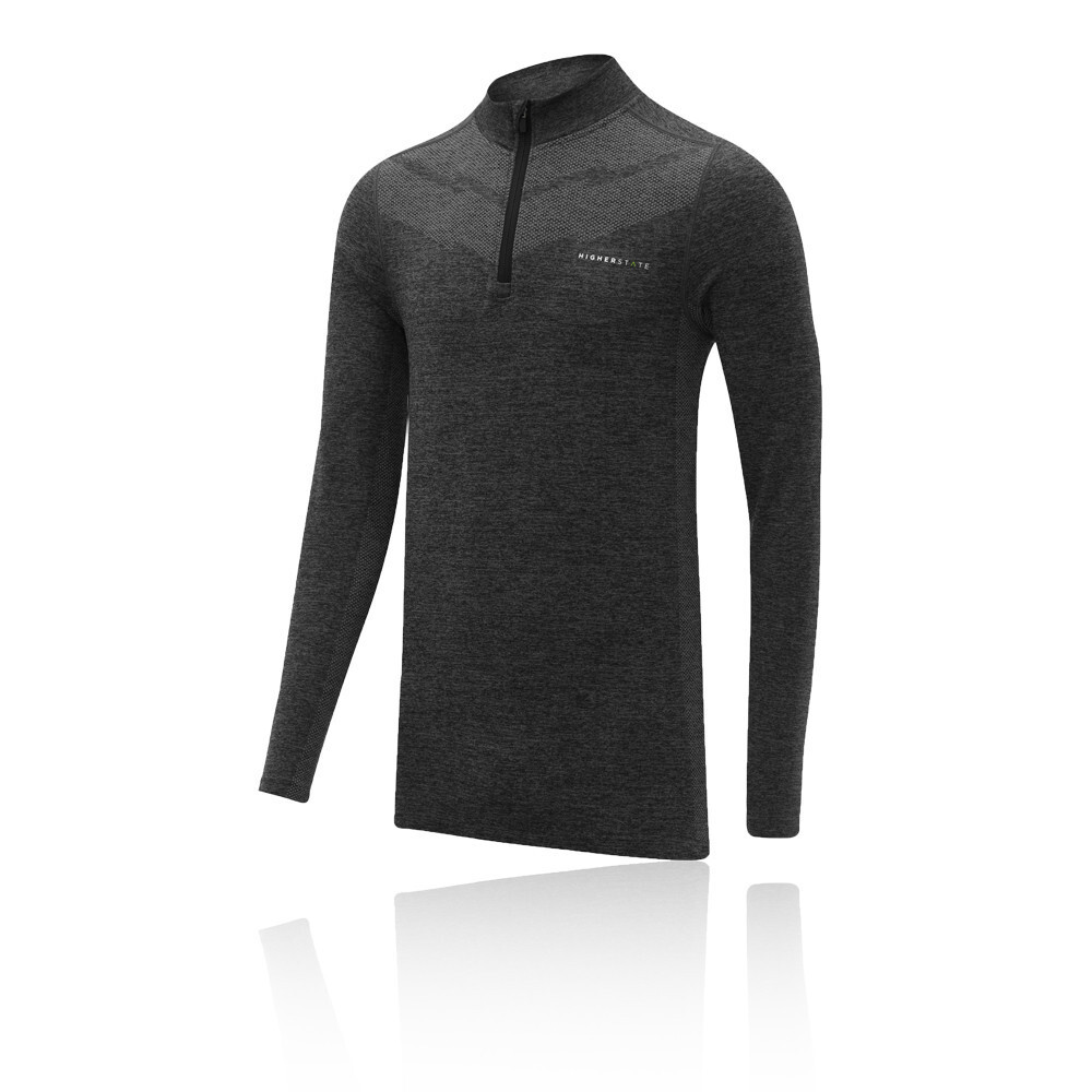 Спортивный топ Higher State Seamfree Half Zip Running, черный 
Спортивный топ Higher State Seamfree Half Zip Running, черный