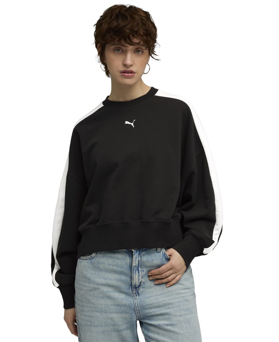 Женская толстовка T7 Over Oversized с круглым вырезом Puma, Puma Black
Женская толстовка T7 Over Oversized с круглым вырезом Puma, Puma Black