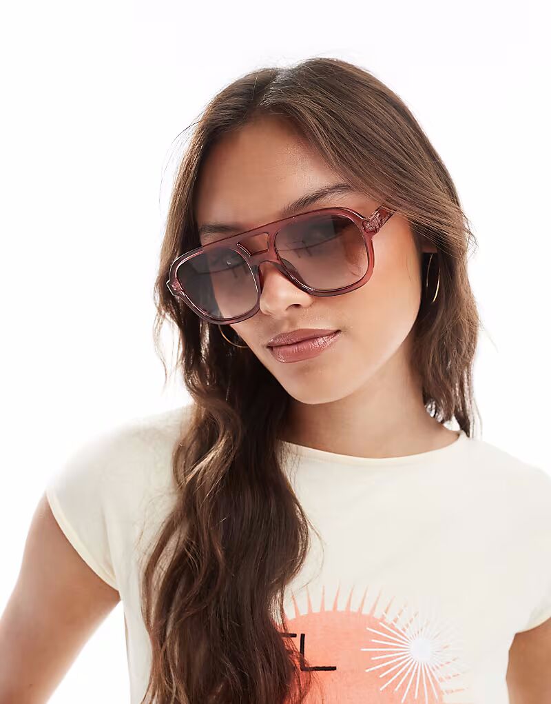 AIRE - Whirlpool - Солнцезащитные очки-авиаторы персиково-кварцевого розового цвета
AIRE - Whirlpool - Солнцезащитные очки-авиаторы персиково-кварцевого розового цвета