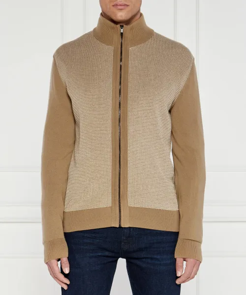 Шерстяной свитер h-daveto Regular fit Boss, бежевый 
Шерстяной свитер h-daveto Regular fit Boss, бежевый