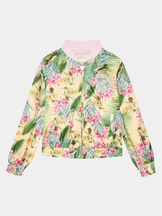 Бомбер стандартного кроя Guess, зеленый
Бомбер стандартного кроя Guess, зеленый