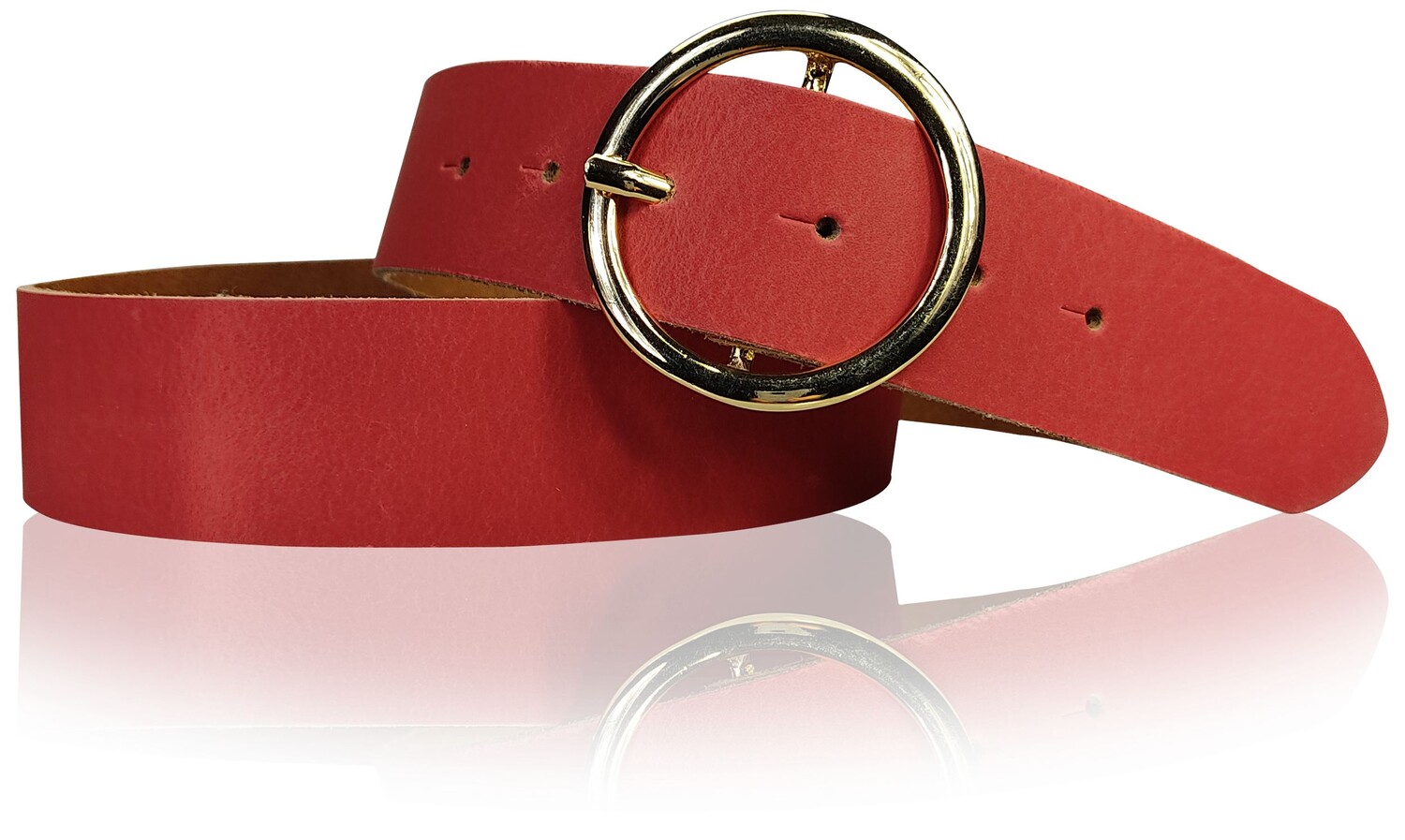 Кожаный ремень FRONHOFER, красный
Кожаный ремень FRONHOFER, красный