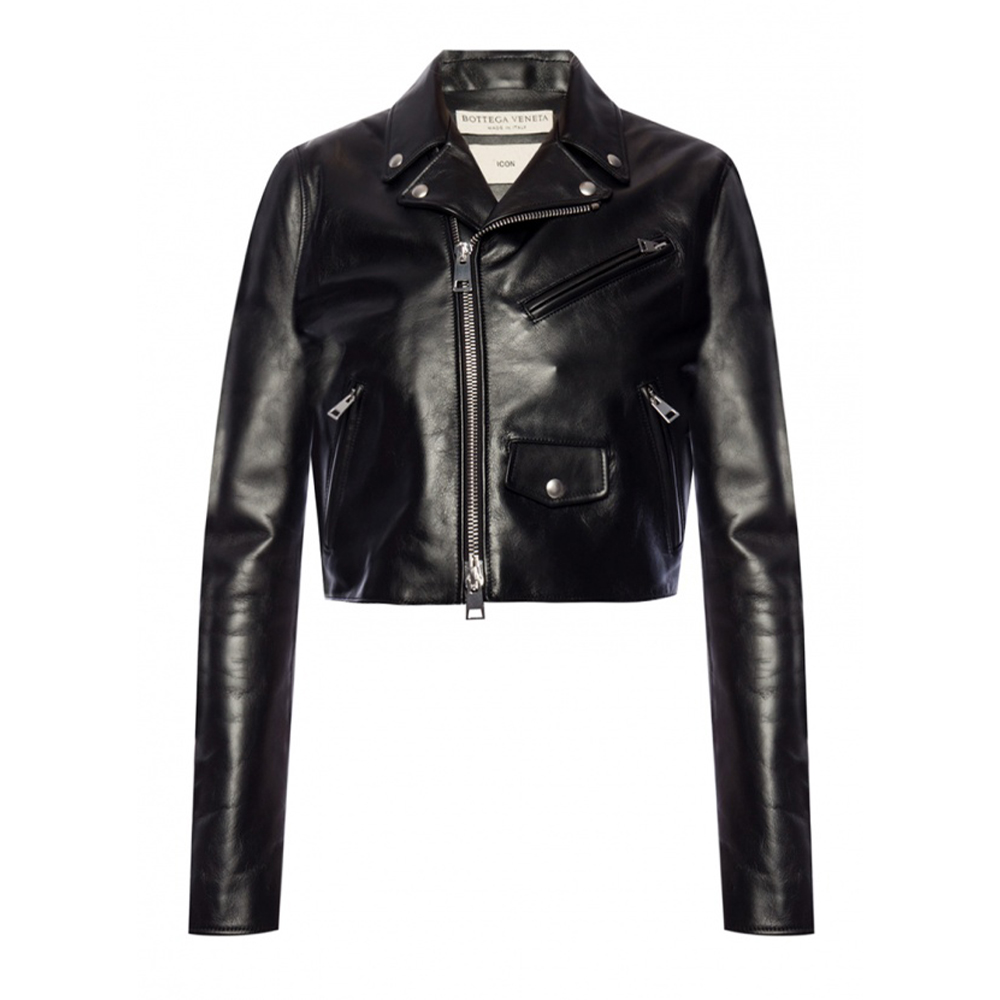 Bottega Veneta Кожаная куртка женская черная, Black
Bottega Veneta Кожаная куртка женская черная, Black