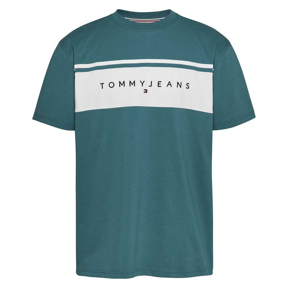 Футболка с коротким рукавом Tommy Jeans Reg Linear Cut & Sew, зеленый
Футболка с коротким рукавом Tommy Jeans Reg Linear Cut & Sew, зеленый