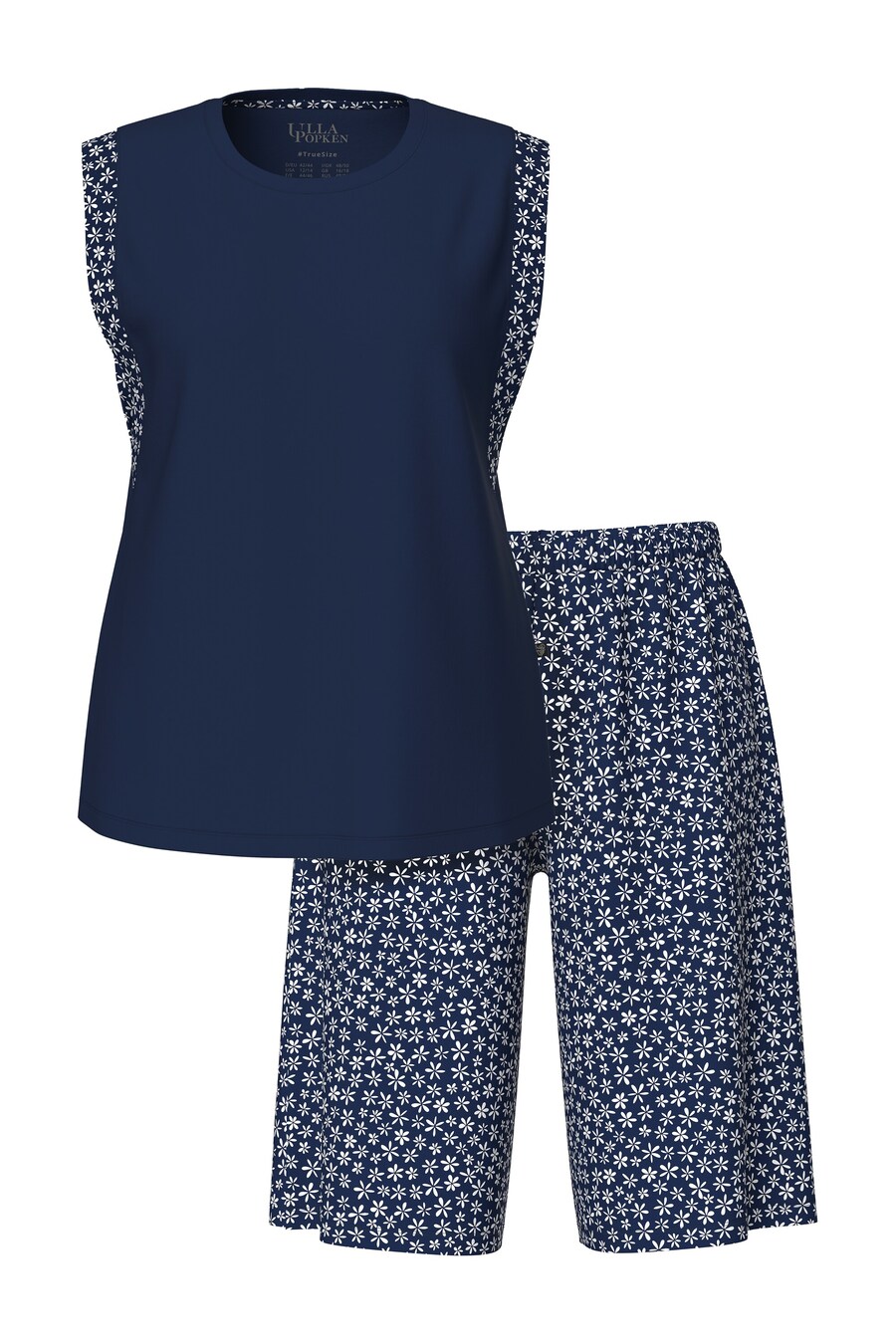 Короткий пижамный комплект Ulla Popken, Night Blue
Короткий пижамный комплект Ulla Popken, Night Blue