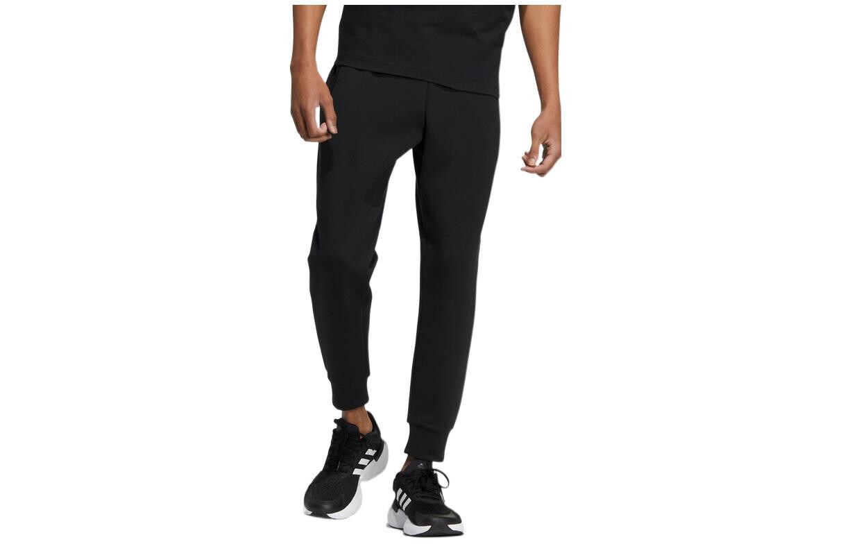 Adidas Мужские трикотажные спортивные штаны, Черный 
Adidas Мужские трикотажные спортивные штаны, Черный