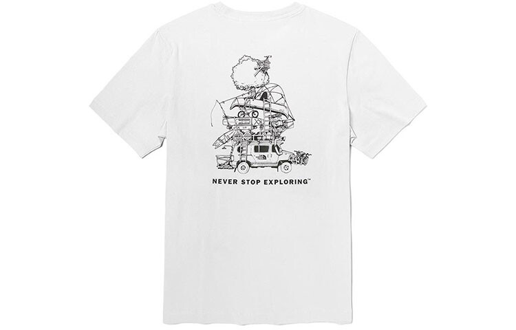 Футболка для кемпинга унисекс белая The North Face, белый
Футболка для кемпинга унисекс белая The North Face, белый