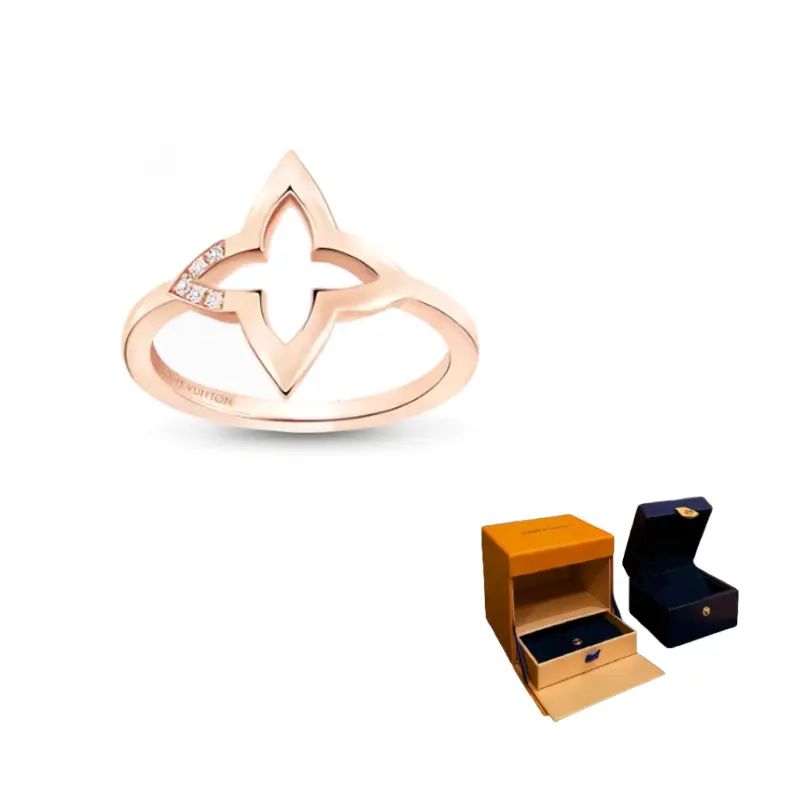 LOUIS VUITTON Blossom 18K Gold Diamond Rings Women's Gold
LOUIS VUITTON Blossom 18K Gold Diamond Rings Women's Gold