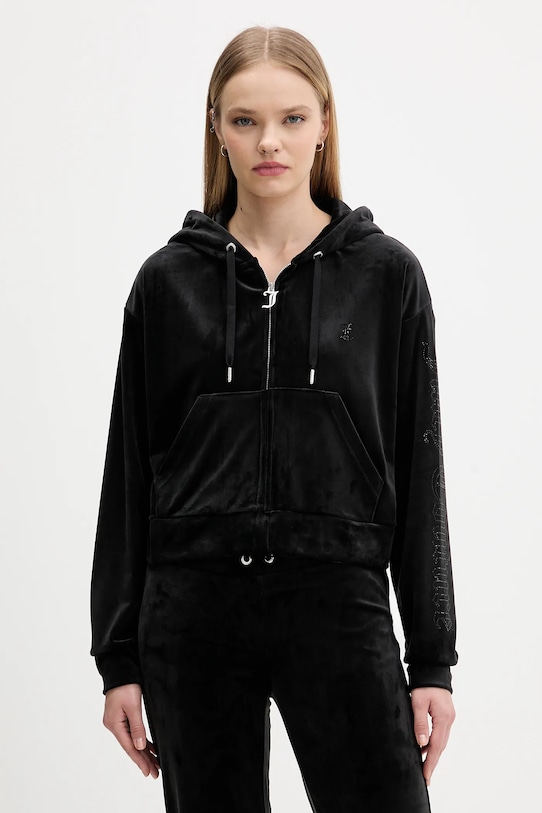 Бархатная толстовка Juicy Couture, черный
Бархатная толстовка Juicy Couture, черный