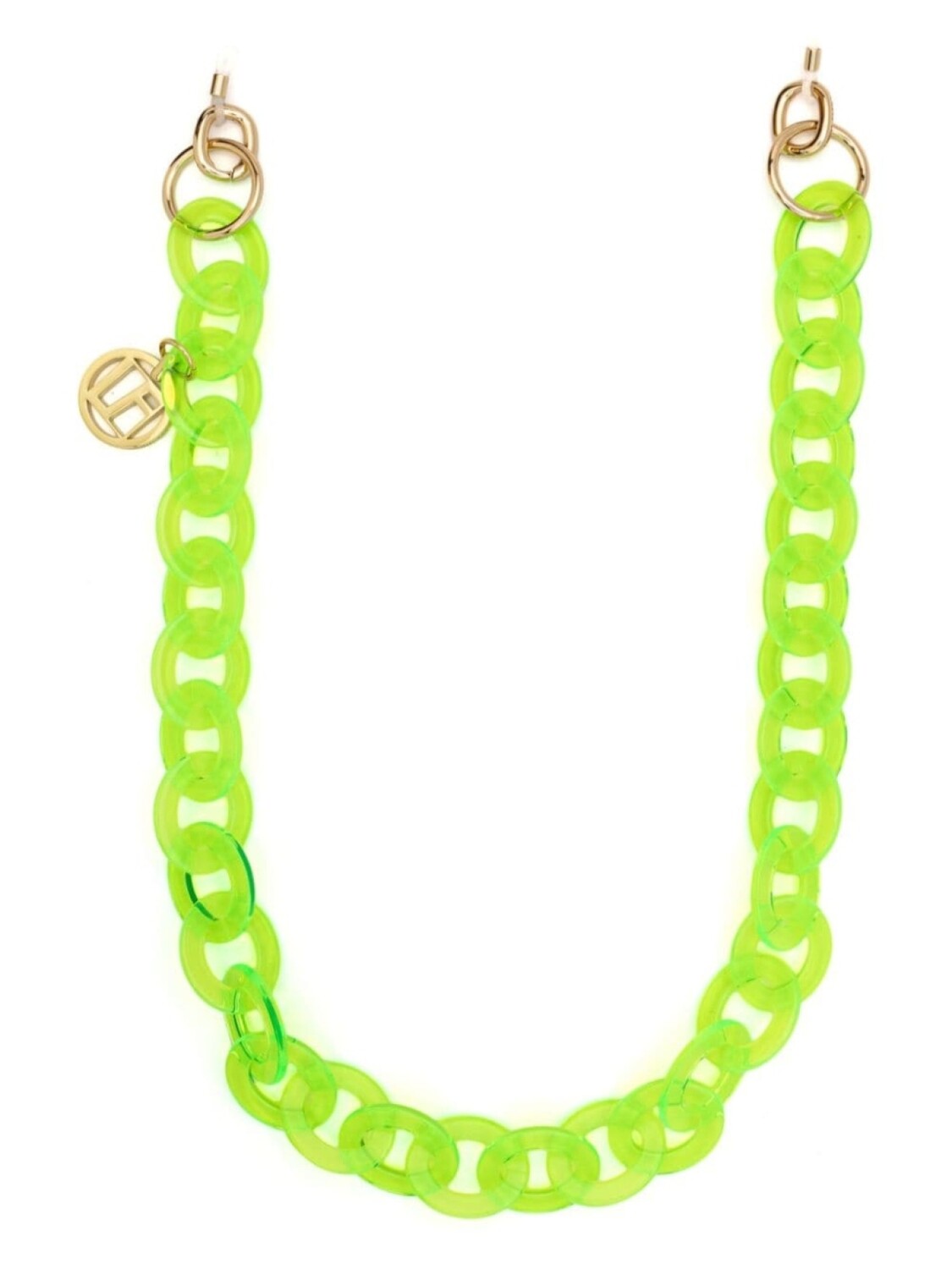 Linda Farrow цепочка с логотипом, зеленый 
Linda Farrow цепочка с логотипом, зеленый