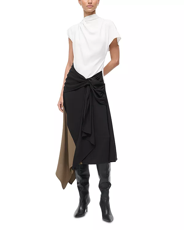 Платье Давины Staud, черный
Платье Давины Staud, черный