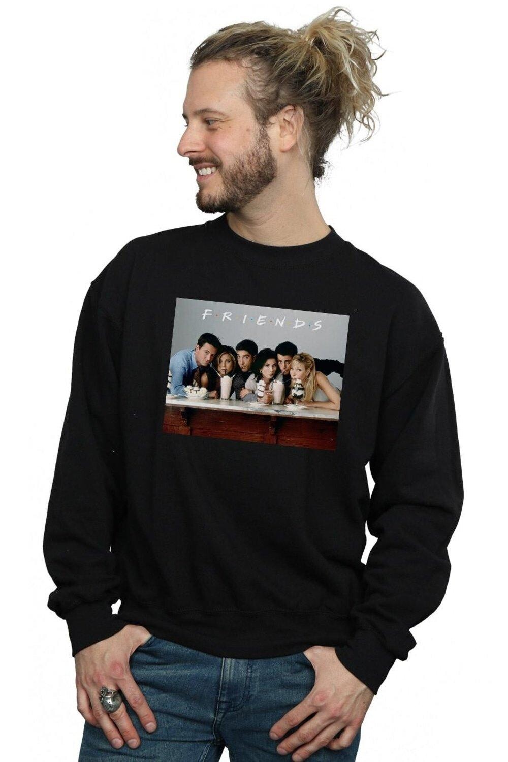 Толстовка с групповым фото «Молочные коктейли» Friends, черный
Толстовка с групповым фото «Молочные коктейли» Friends, черный