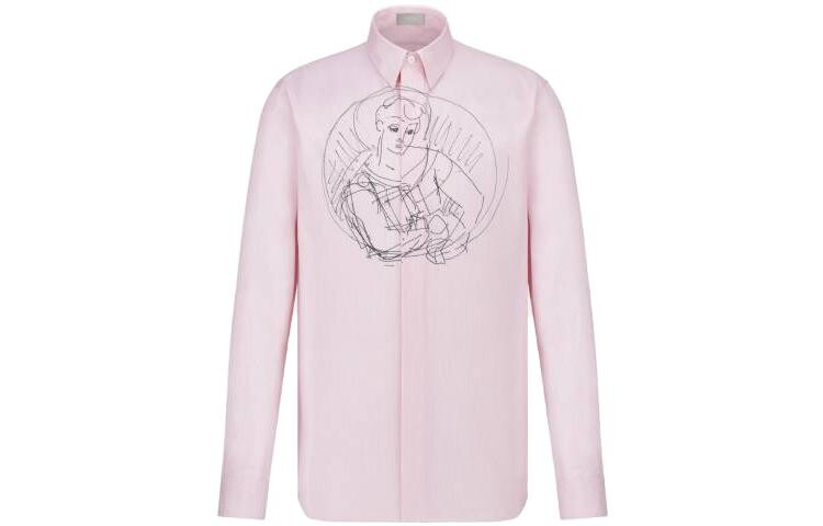 Рубашка мужская розовая/белая Dior, белый
Рубашка мужская розовая/белая Dior, белый