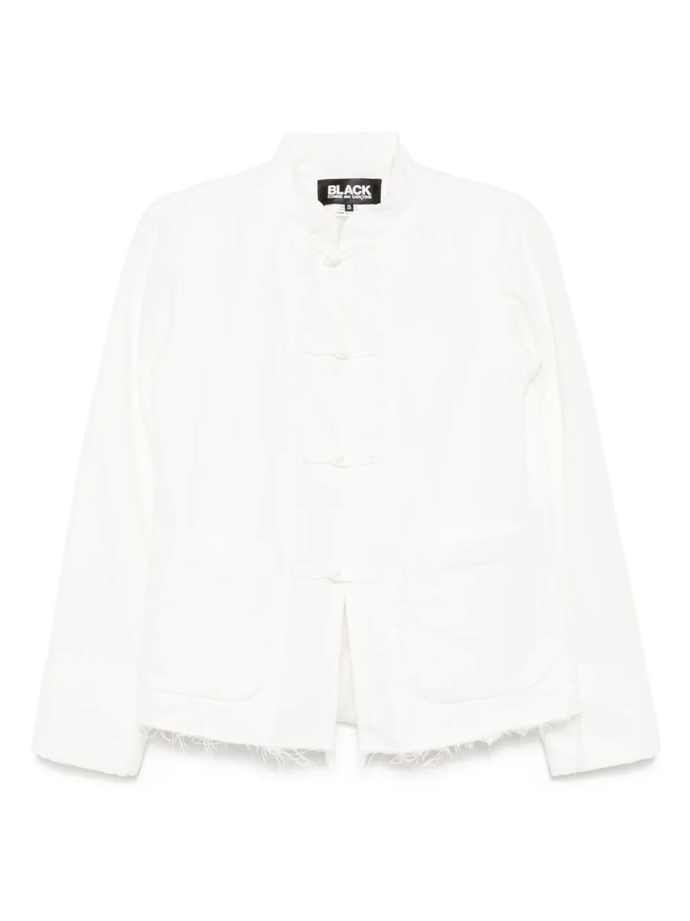 Куртка с воротником-стойкой Black Comme Des Garçons, белый
Куртка с воротником-стойкой Black Comme Des Garçons, белый