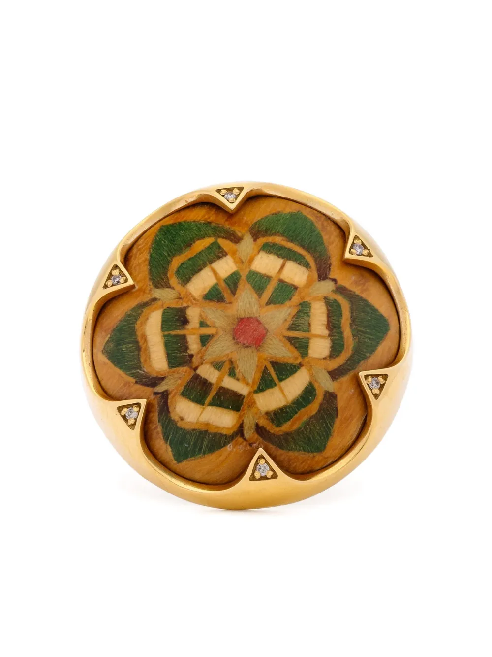 Кольцо Marquetry Flower из желтого золота 750 пробы с бриллиантами Silvia Furmanovich, золотистый
Кольцо Marquetry Flower из желтого золота 750 пробы с бриллиантами Silvia Furmanovich, золотистый