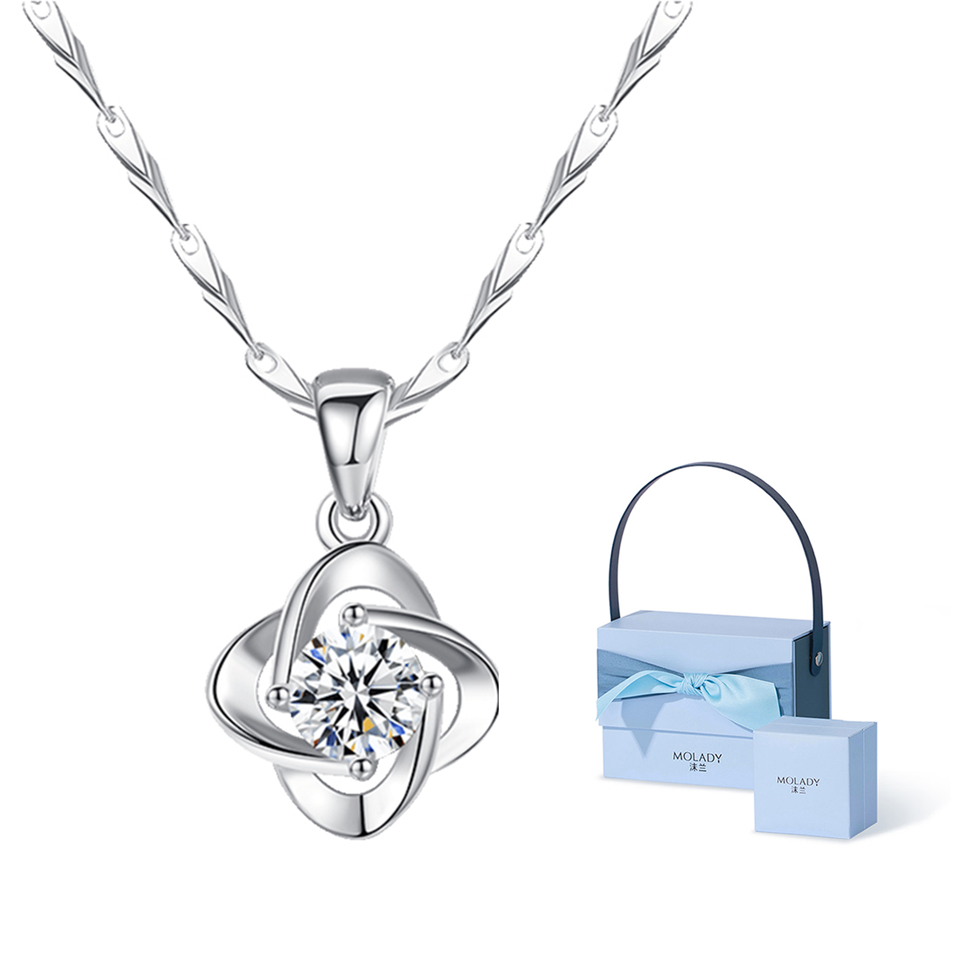 MOLADY S999 Fine Silver Necklaces Women's Box
MOLADY S999 Fine Silver Necklaces Women's Box