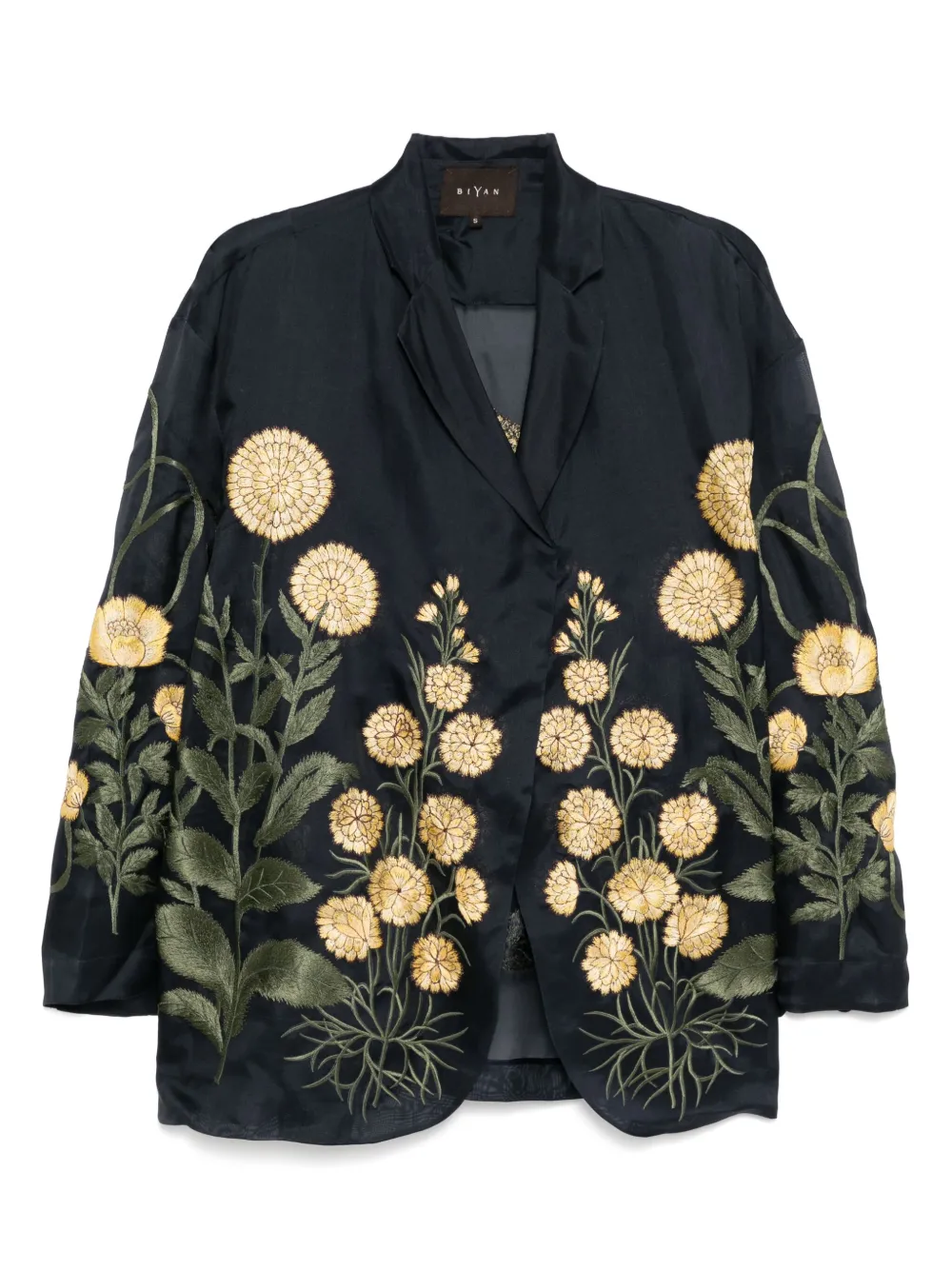 Вышитый шелковый блейзер Biyan, синий
Вышитый шелковый блейзер Biyan, синий