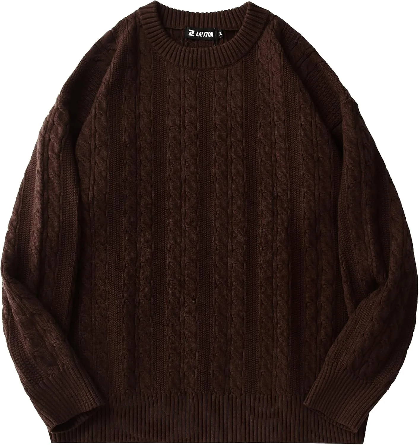 Мужской оверсайз свитер Unisex с косой вязкой Laixton
Мужской оверсайз свитер Unisex с косой вязкой Laixton
