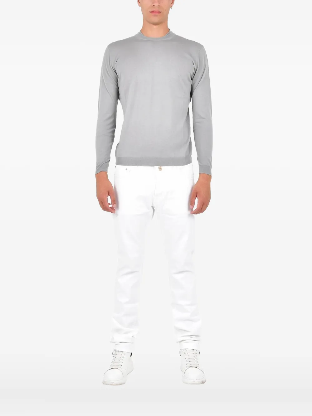 Джемпер с круглым вырезом Low Brand, серый
Джемпер с круглым вырезом Low Brand, серый