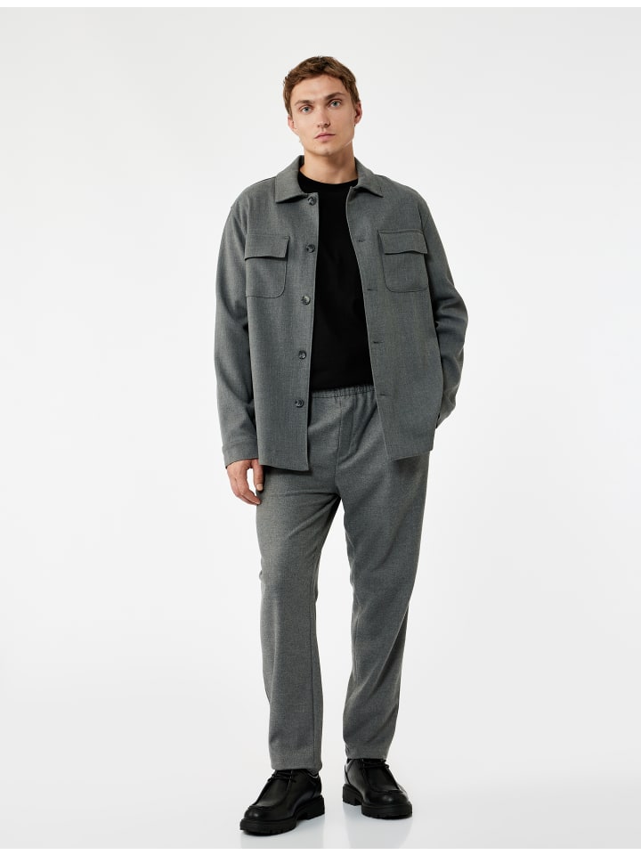 Брюки антрацитового цвета KOTON
Брюки антрацитового цвета KOTON