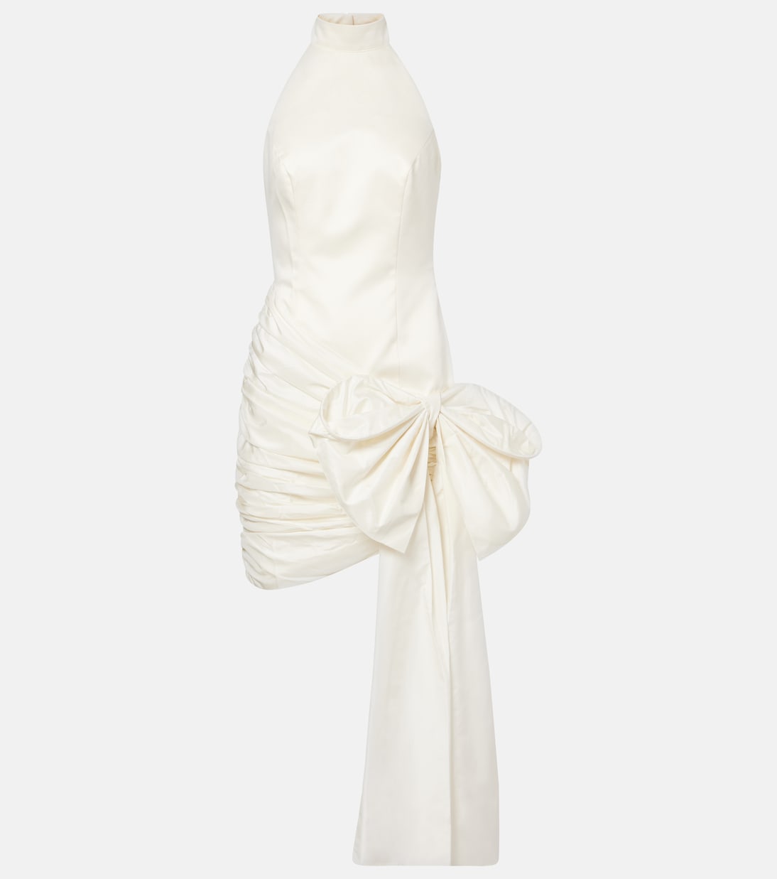 Мини-платье из сатина с декором в виде банта и бретелями-галстуком Rotate, Egret
Мини-платье из сатина с декором в виде банта и бретелями-галстуком Rotate, Egret