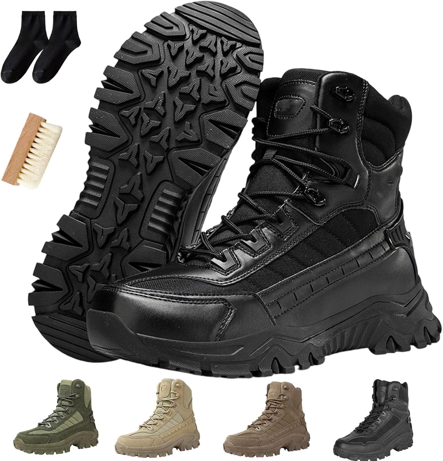 Ортопедические ботинки Gugliet Mens с поддержкой стопы, против проколов, водонепроницаемые, против растяжений, походные, против скольжения, стойкие к проколам, черный
Ортопедические ботинки Gugliet Mens с поддержкой стопы, против проколов, водонепроницаемые, против растяжений, походные, против скольжения, стойкие к проколам, черный