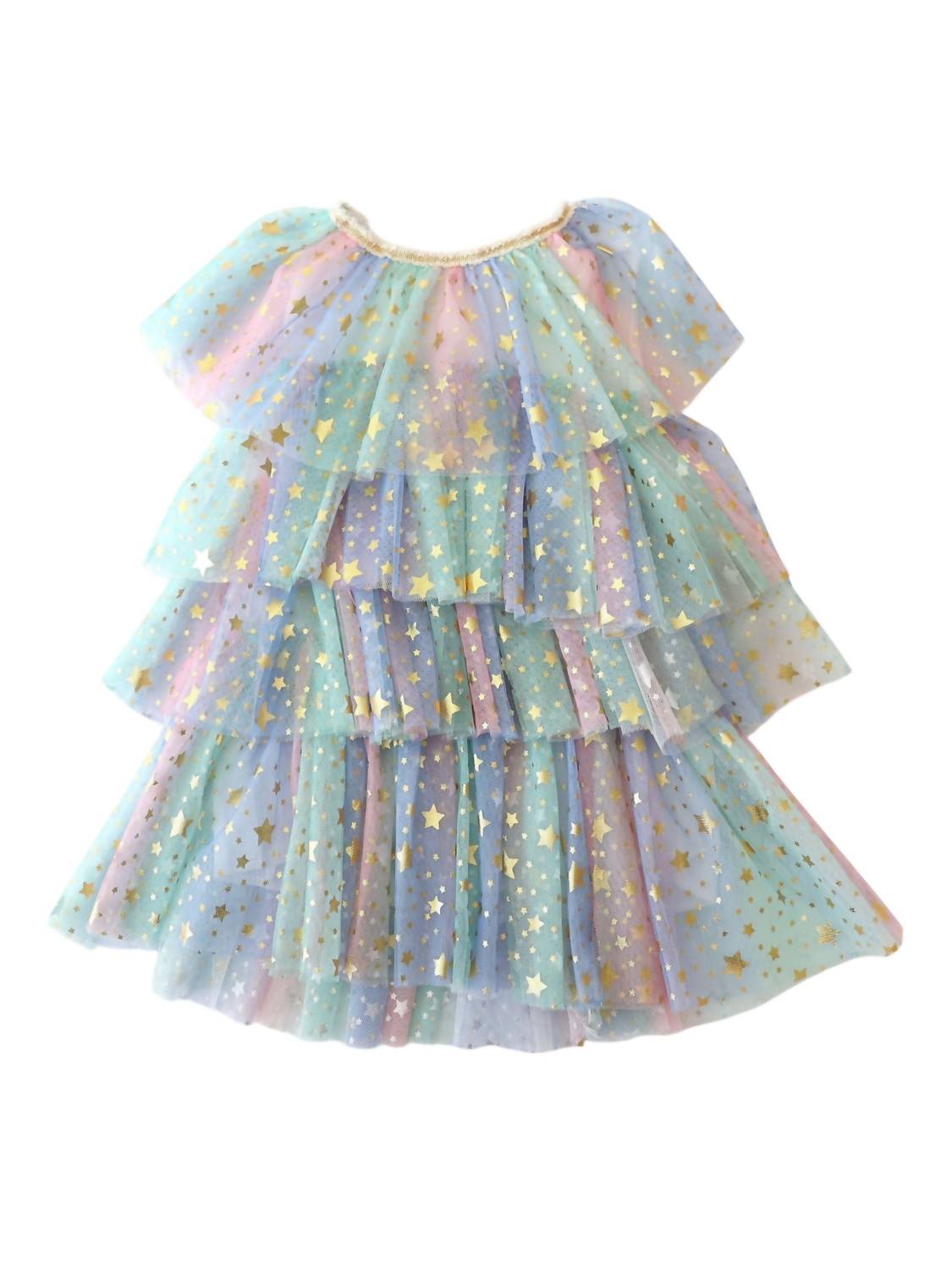 Платье для девочки из тюля с золотыми звездами в разноцветном цвете Charlies Project, мультиколор
Платье для девочки из тюля с золотыми звездами в разноцветном цвете Charlies Project, мультиколор