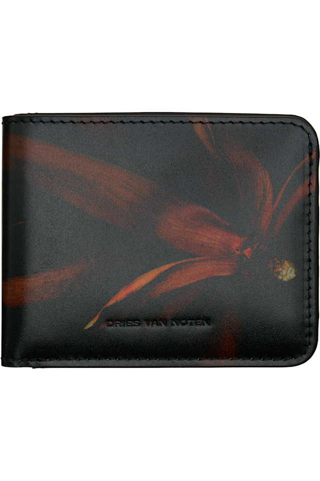 Dries Van Noten Черно-Оранжевый кошелек с цветочным узором
Dries Van Noten Черно-Оранжевый кошелек с цветочным узором
