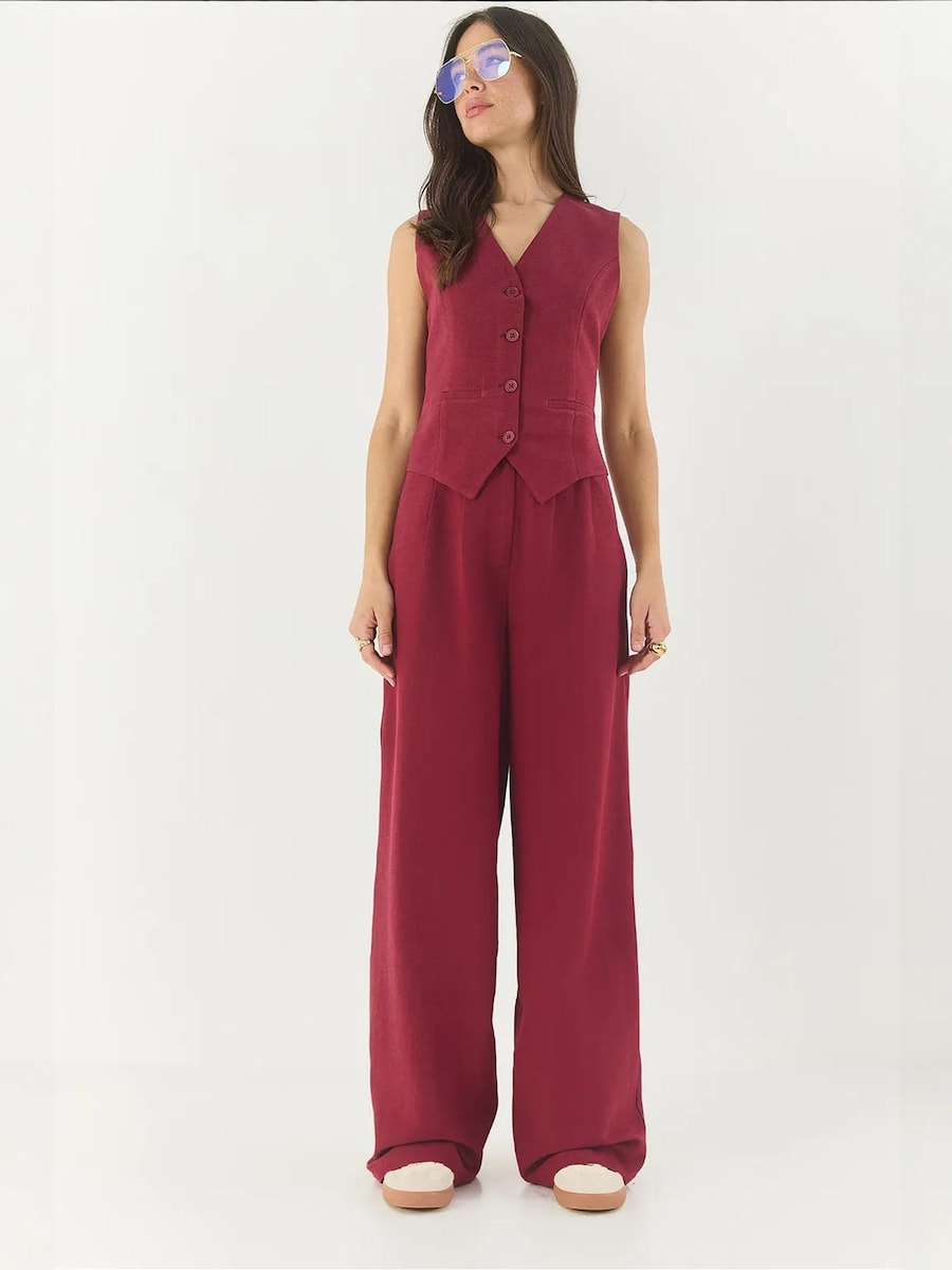 Брючный костюм Bianco Lucci, бордовый
Брючный костюм Bianco Lucci, бордовый