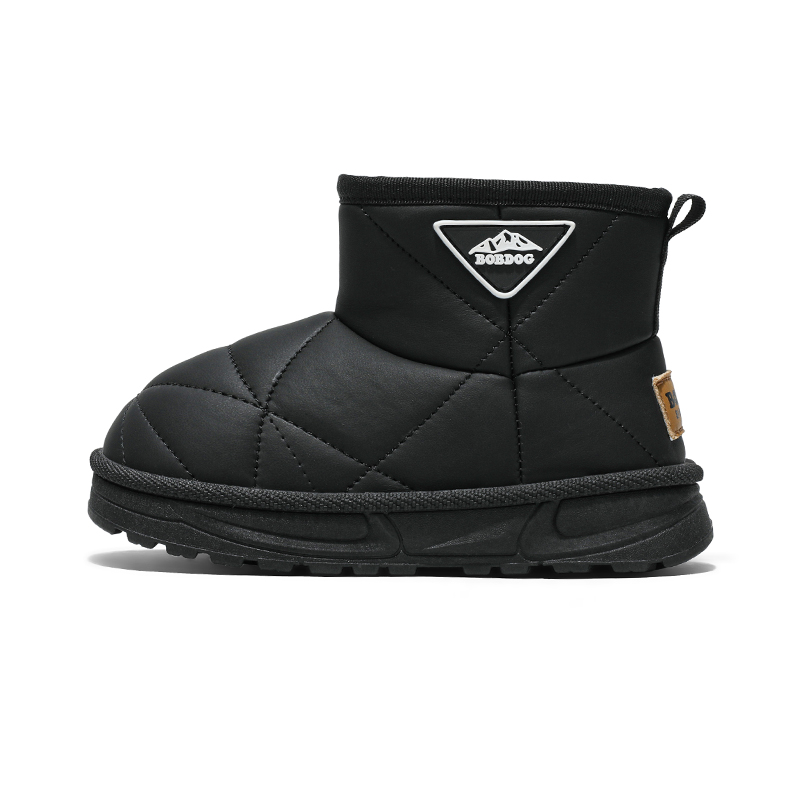 Противоскользящие и износостойкие теплые детские ботинки Rebound BOBDOG, черный 
Противоскользящие и износостойкие теплые детские ботинки Rebound BOBDOG, черный