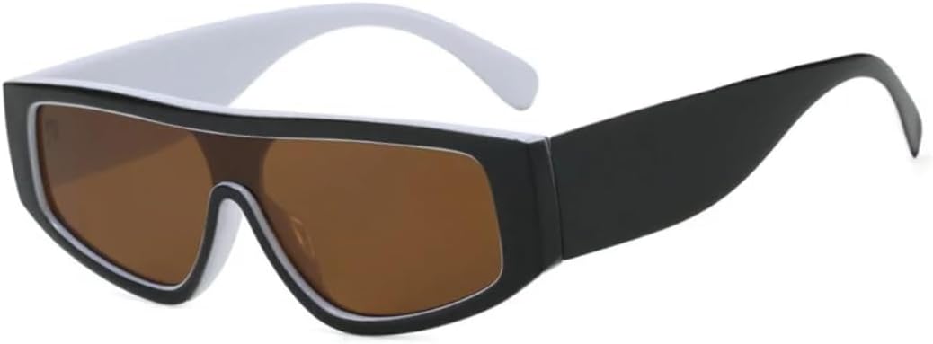 Модные женские солнцезащитные очки «кошачий глаз» с интегрированной оправой, роскошная оправа в стиле панк, очки для активного отдыха и путешествий, мужские очки с защитой от УФ-излучения UV400 UATXTAU, Black White Brown
Модные женские солнцезащитные очки «кошачий глаз» с интегрированной оправой, роскошная оправа в стиле панк, очки для активного отдыха и путешествий, мужские очки с защитой от УФ-излучения UV400 UATXTAU, Black White Brown