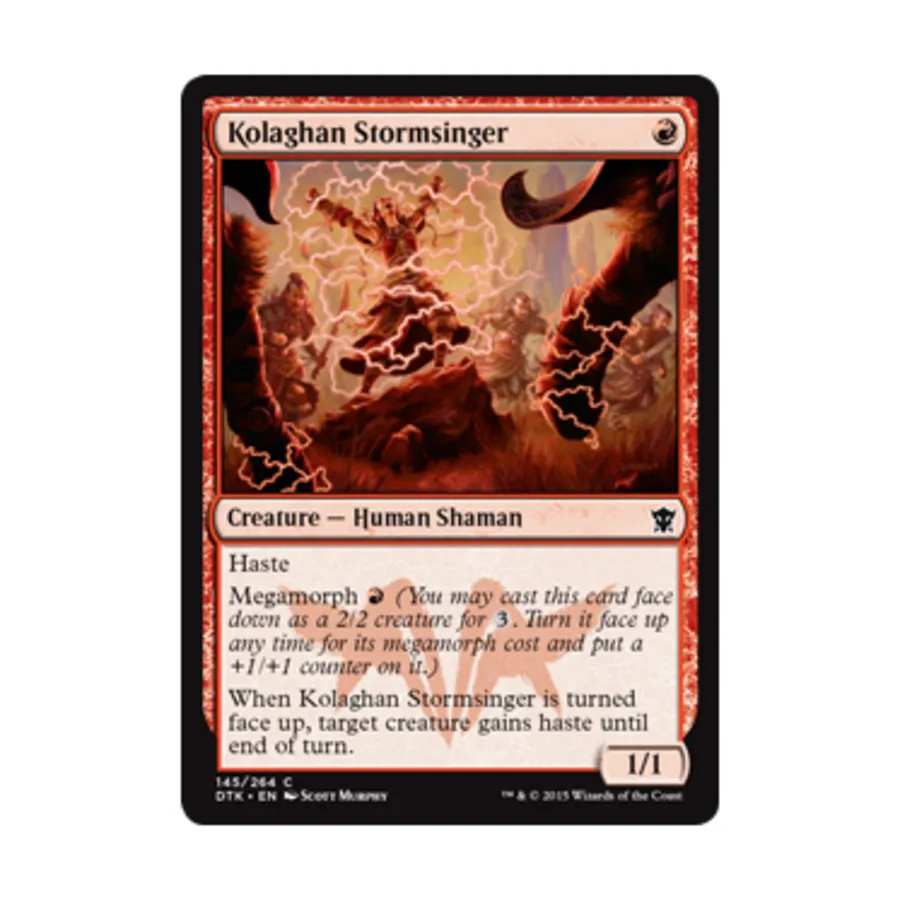 CCG Колаган Штормсингер (К), MTG - Dragons of Tarkir
CCG Колаган Штормсингер (К), MTG - Dragons of Tarkir