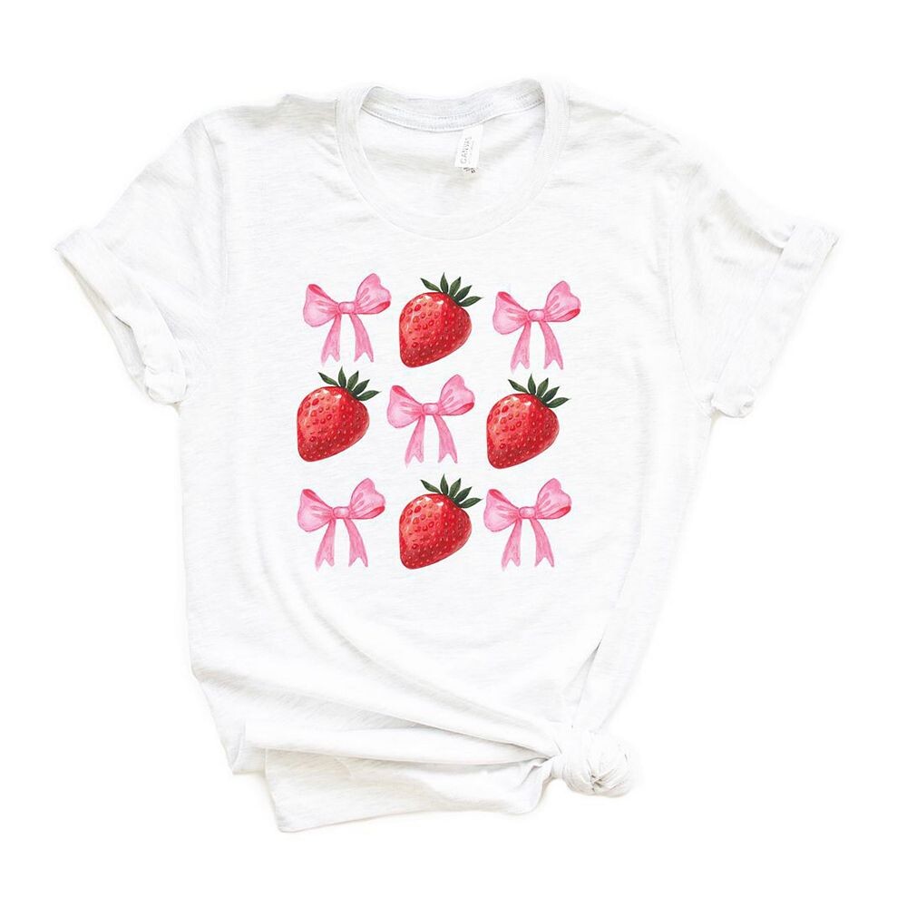 Футболка с короткими рукавами и рисунком Strawberry Coquette Bow Chart Simply Sage Market, белый
Футболка с короткими рукавами и рисунком Strawberry Coquette Bow Chart Simply Sage Market, белый