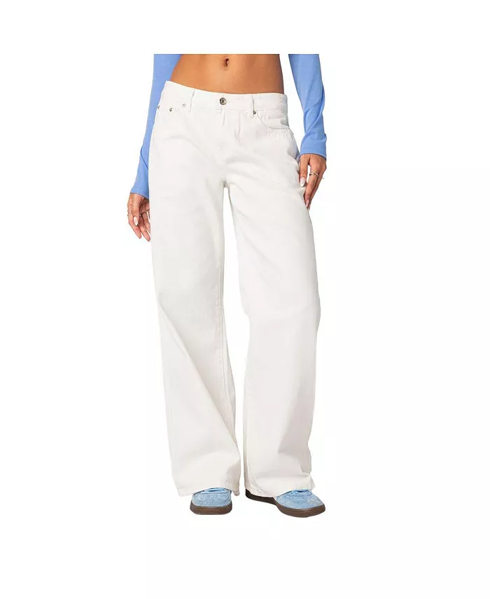 Женские джинсы Roman с низкой посадкой и свободным кроем Edikted, белый
Женские джинсы Roman с низкой посадкой и свободным кроем Edikted, белый