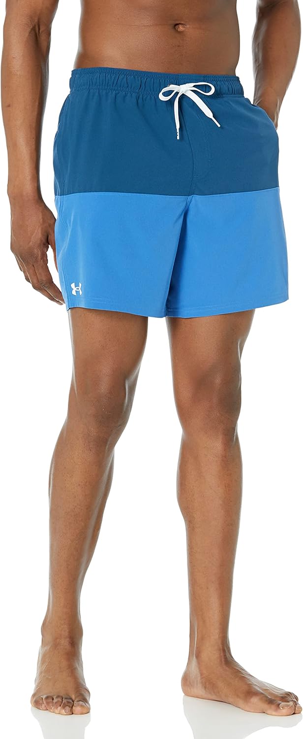 Мужские шорты для плавания с электробордом Under Armour, затягивающиеся на шнурок и эластичный пояс сзади, быстросохнущие, Sp22 Deep Sea-3
Мужские шорты для плавания с электробордом Under Armour, затягивающиеся на шнурок и эластичный пояс сзади, быстросохнущие, Sp22 Deep Sea-3