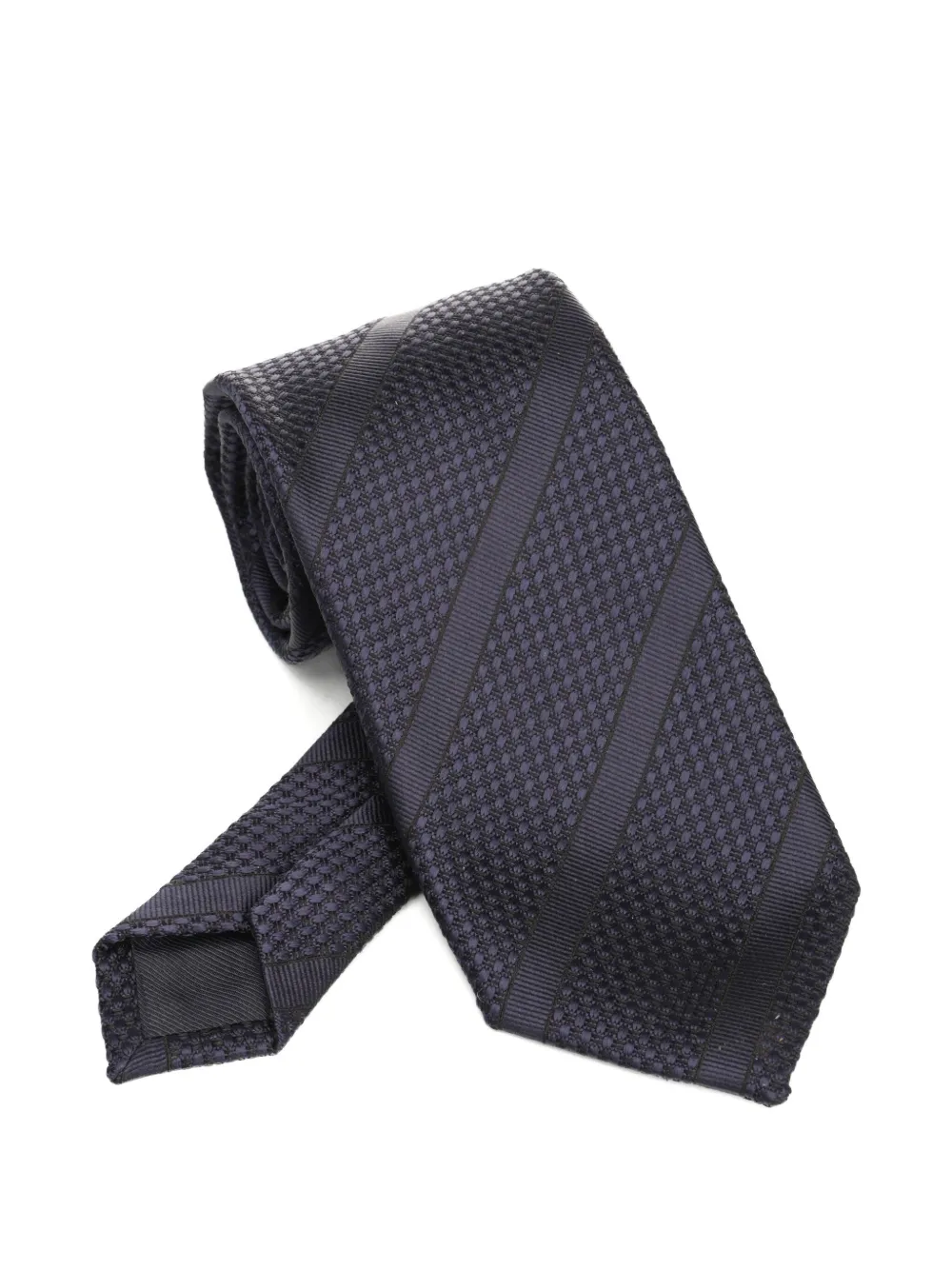 Фактурный галстук в полоску Tom Ford, синий
Фактурный галстук в полоску Tom Ford, синий