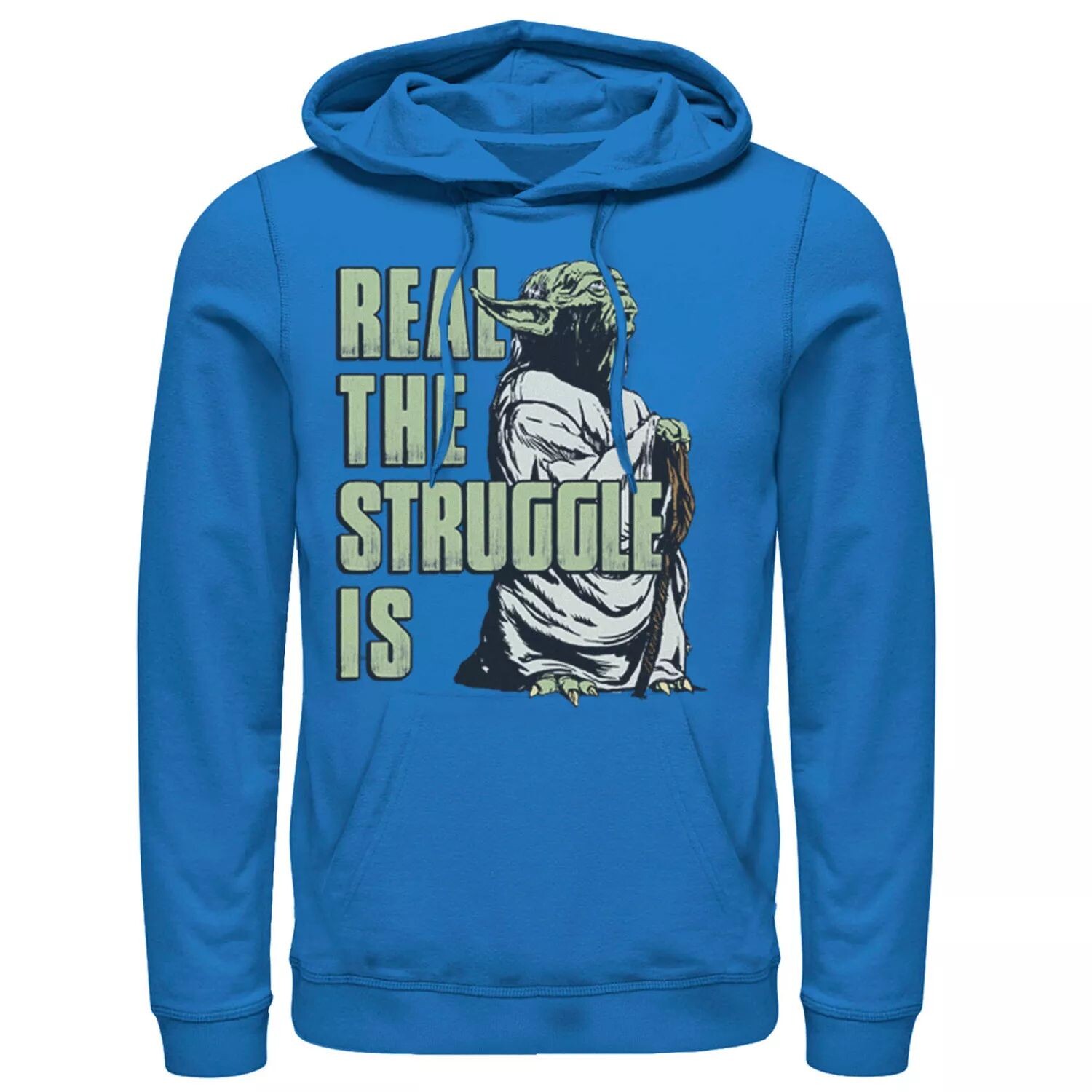 Мужская толстовка с капюшоном Star Wars Yoda Real The Struggle Is Licensed Character
Мужская толстовка с капюшоном Star Wars Yoda Real The Struggle Is Licensed Character