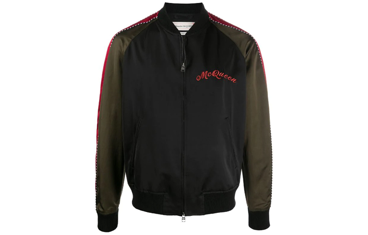 Бомбер Alexander McQueen с вышивкой дракона, черный
Бомбер Alexander McQueen с вышивкой дракона, черный