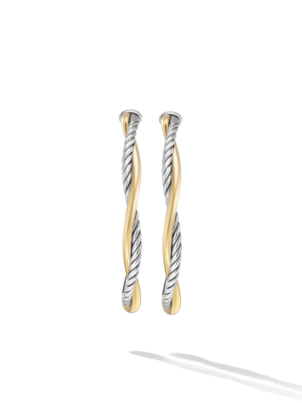 Серьги-кольца Infinity из желтого золота и серебра (42 мм) David Yurman, серебяный
Серьги-кольца Infinity из желтого золота и серебра (42 мм) David Yurman, серебяный