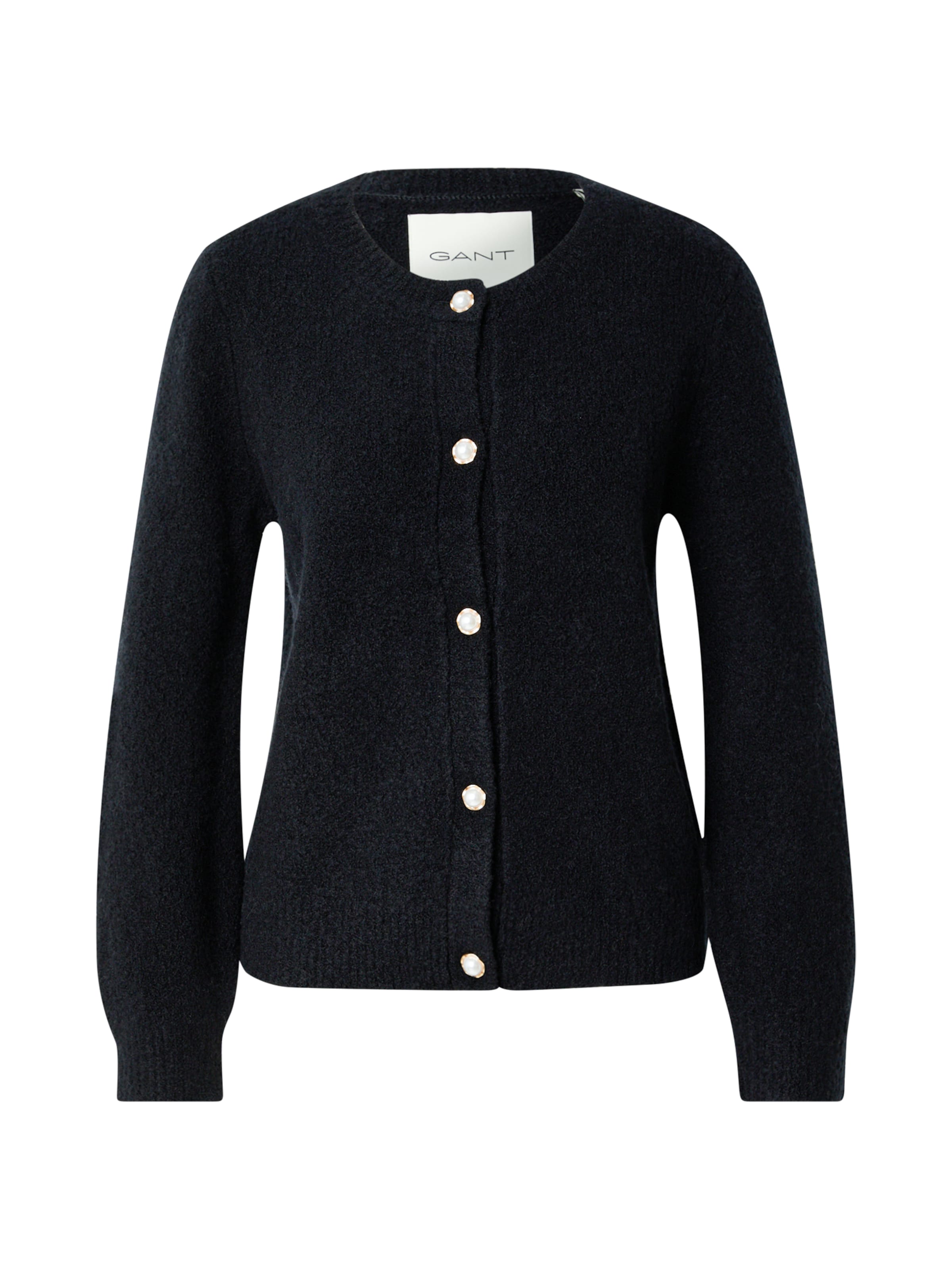 GANT Вязаный кардиган в черном цвете
GANT Вязаный кардиган в черном цвете