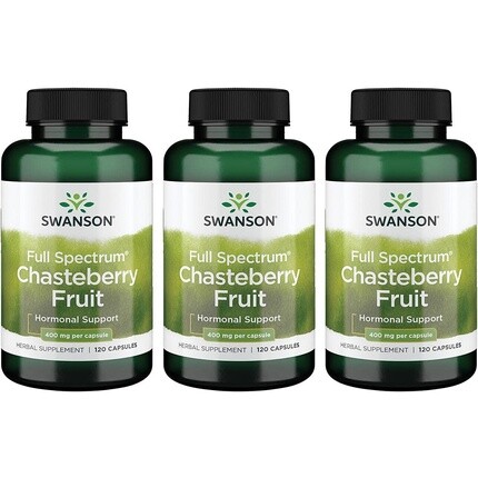 Травяная добавка из плодов витекса, 120 капсул, 400 мг, Swanson
Травяная добавка из плодов витекса, 120 капсул, 400 мг, Swanson