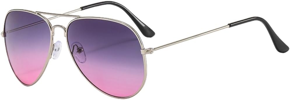 Авиационные солнцезащитные очки для женщин и мужчин, оправа из сплава, линзы с градиентом цвета «океан», солнцезащитные очки для женщин и мужчин UOVSAW, Silver Gray Pink
Авиационные солнцезащитные очки для женщин и мужчин, оправа из сплава, линзы с градиентом цвета «океан», солнцезащитные очки для женщин и мужчин UOVSAW, Silver Gray Pink