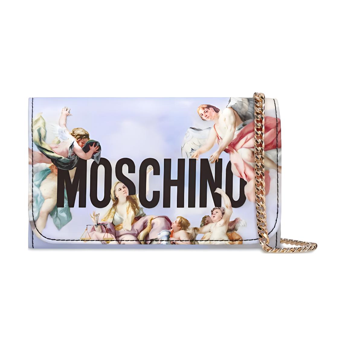 Сумка через плечо из ткани, кошелек женский разноцветный MOSCHINO
Сумка через плечо из ткани, кошелек женский разноцветный MOSCHINO