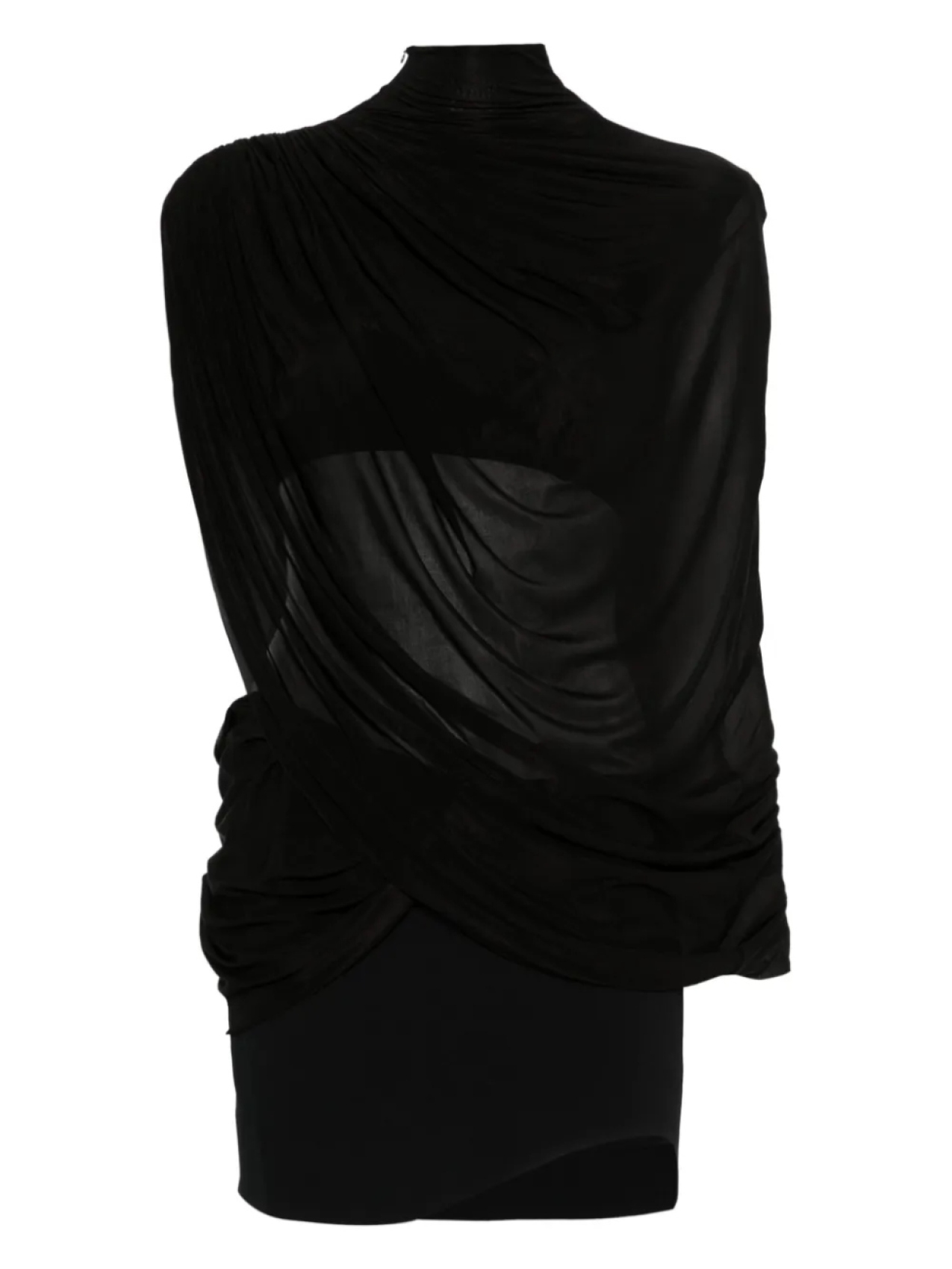 Платье с драпировкой и высоким воротом FRANCESCO MURANO, черный
Платье с драпировкой и высоким воротом FRANCESCO MURANO, черный