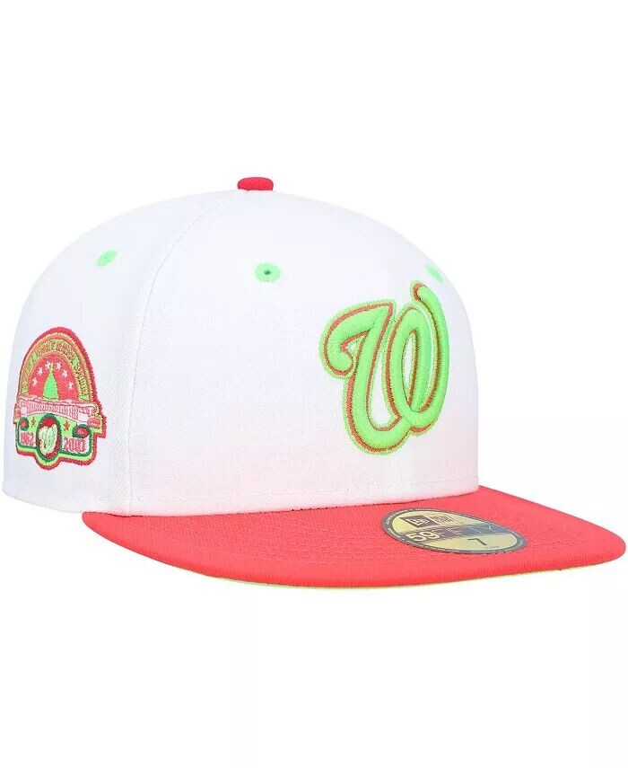 Мужская белая, коралловая шляпа Washington Nationals Robert F. Kennedy Memorial Stadium Strawberry Lolli 59FIFTY New Era
Мужская белая, коралловая шляпа Washington Nationals Robert F. Kennedy Memorial Stadium Strawberry Lolli 59FIFTY New Era