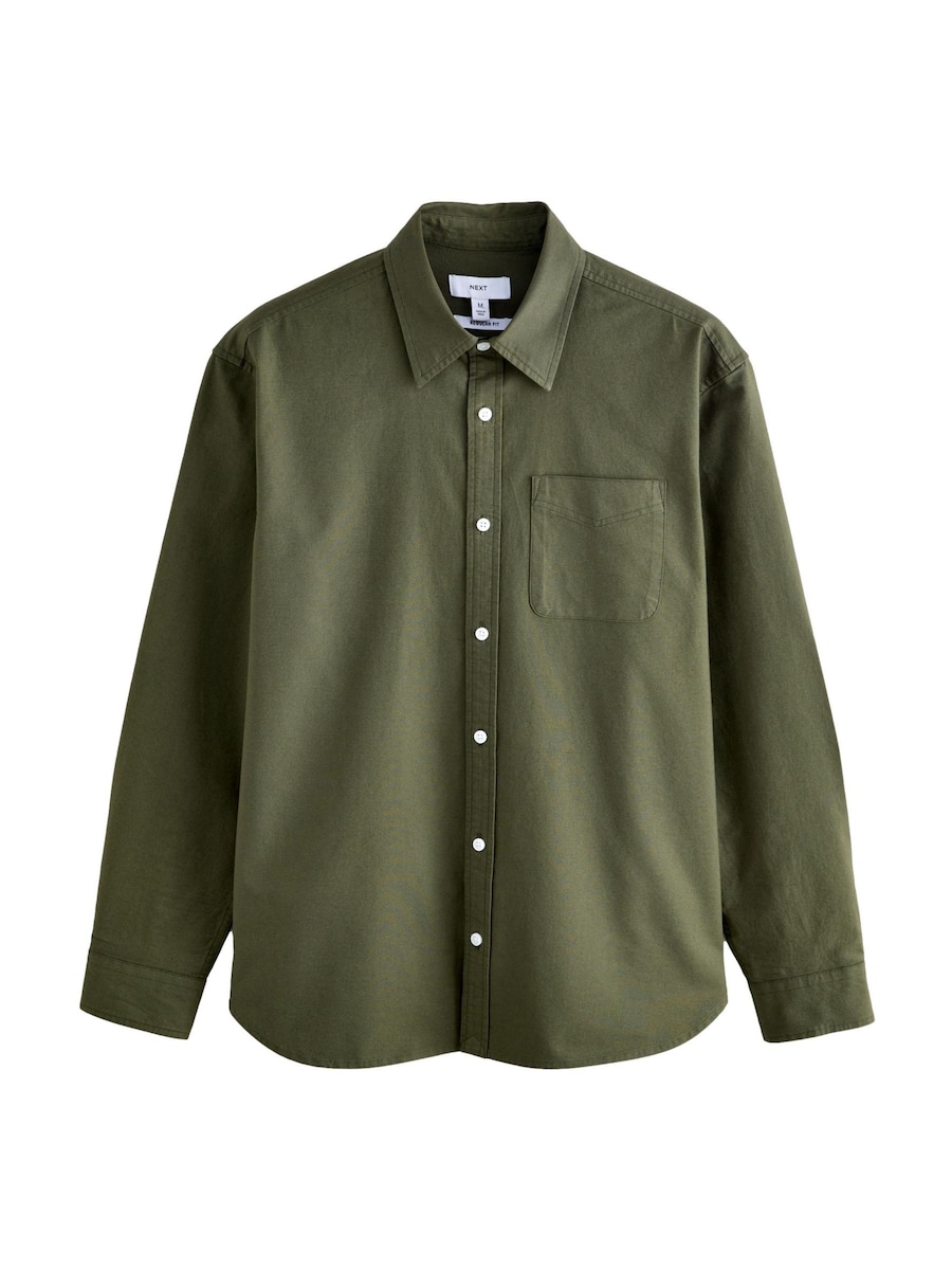 Рубашка на пуговицах классического кроя Next, хаки
Рубашка на пуговицах классического кроя Next, хаки