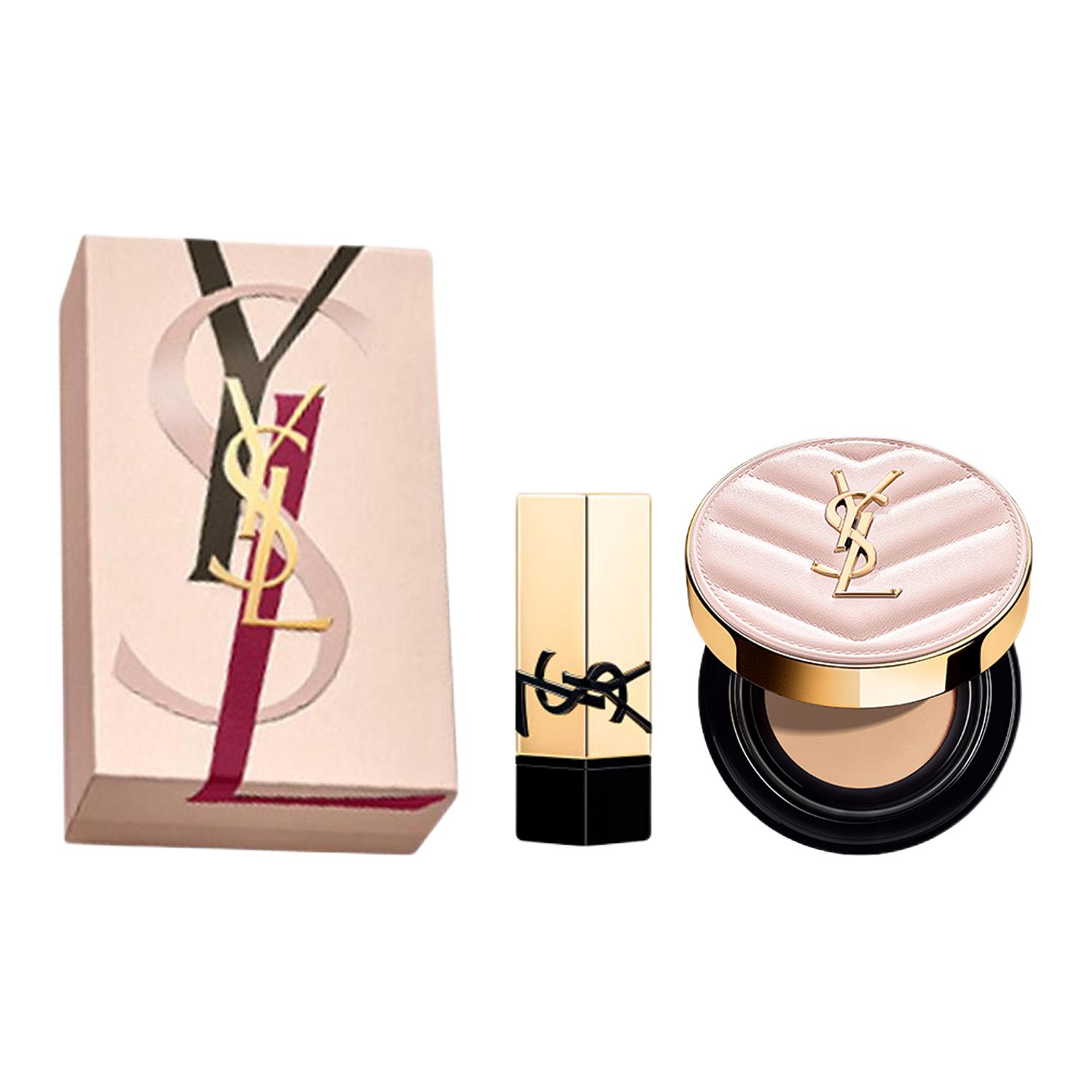 SAINT LAURENT Mingcai pink glow светящаяся подушечка жидкий тональный крем, квадратный тюбик чистая помада наборы макияжа натуральный прозрачный
SAINT LAURENT Mingcai pink glow светящаяся подушечка жидкий тональный крем, квадратный тюбик чистая помада наборы макияжа натуральный прозрачный
